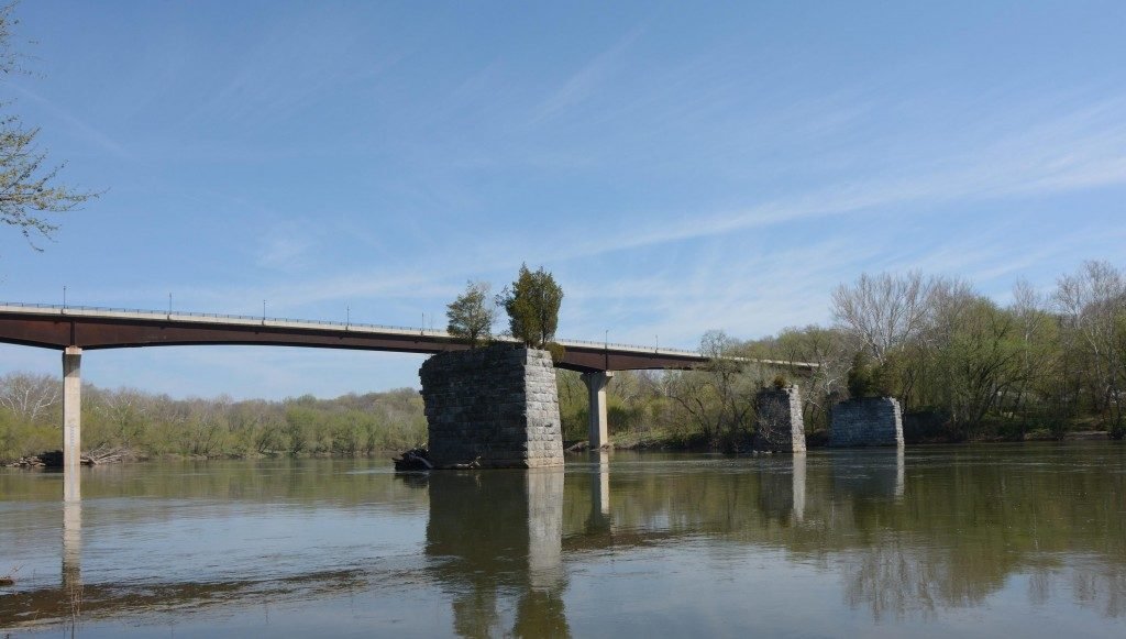 The new bridge over the Potomac.