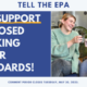 Tell the EPA you support proposed Drinking Water Standards!